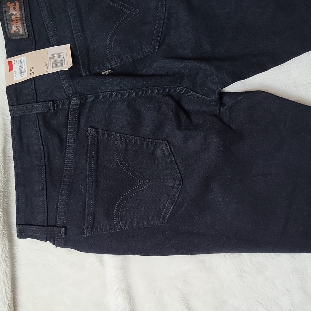 LEVI'S 535 Ultra Low-Rise Legging Jeans Size 11 Long, New With Tags - Picture 6 of 16